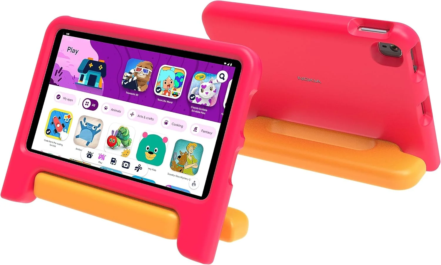 تبلت نوکیا T10 نسخه کودکان | همراه با کاور | اندروید 12 | صفحه نمایش 8 اینچی | نسخه ایالات متحده | 4/64 گیگابایت | دوربین 8 مگاپیکسلی | نارنجی/قرمز تبلت نوکیا T10 نسخه کودکان | همراه با کاور | اندروید 12 | صفحه نمایش 8 اینچی | نسخه ایالات متحده | 4/64 گیگابایت | دوربین 8 مگاپیکسلی | نارنجی/قرمز
