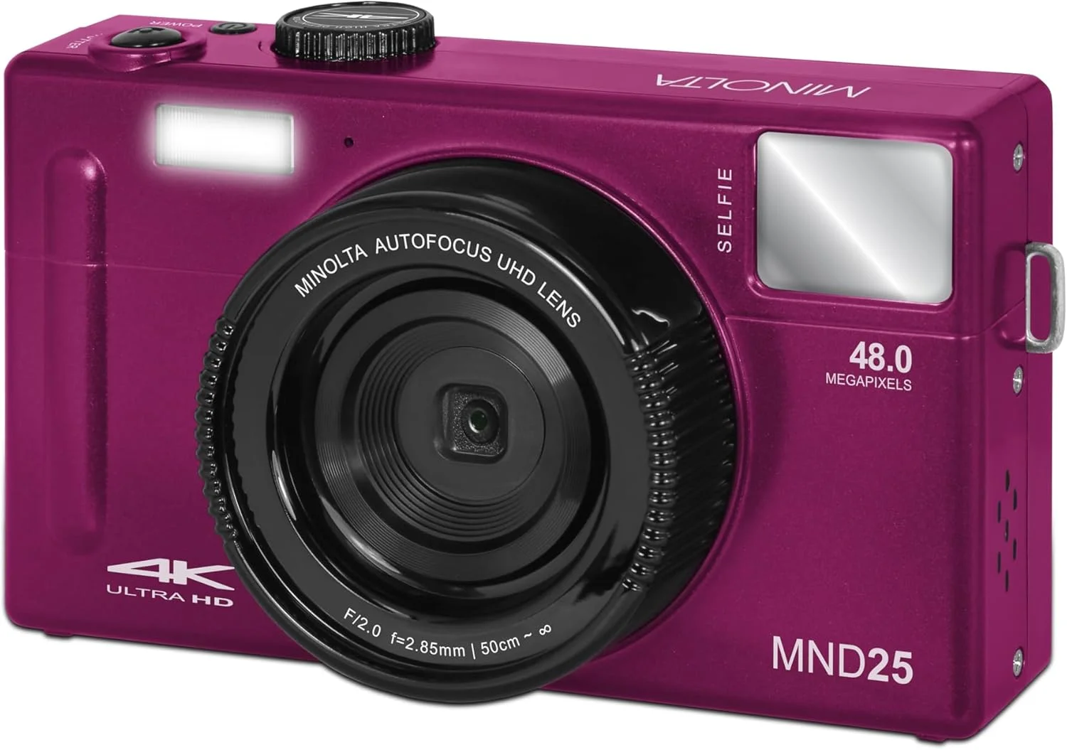 دوربین دیجیتال مینولتا MND25 با فوکوس خودکار 48 مگاپیکسل / 4K Ultra HD به همراه آینه سلفی