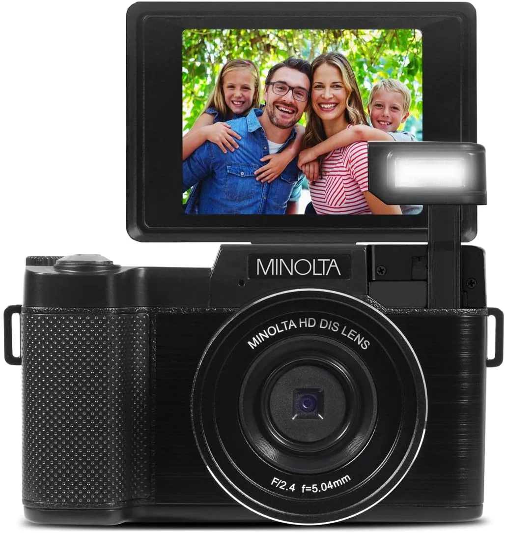 دوربین دیجیتال مینولتا MND30 با کیفیت 30 مگاپیکسل / 2.7K Ultra HD (مشکی)