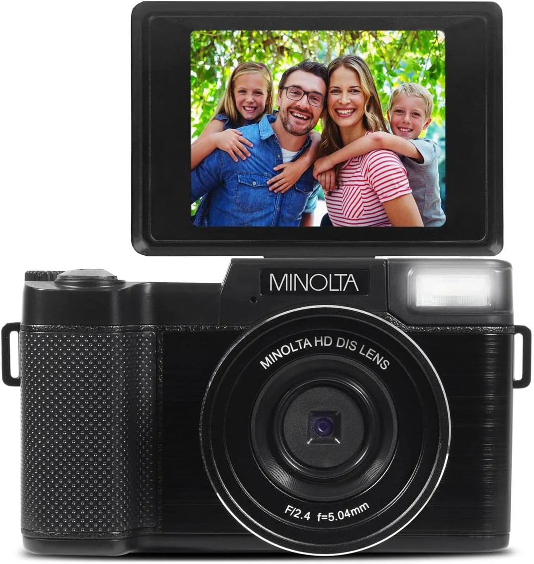 دوربین دیجیتال مینولتا MND30 با کیفیت 30 مگاپیکسل / 2.7K Ultra HD (مشکی)