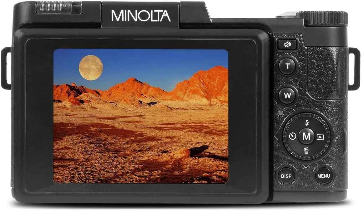 دوربین دیجیتال مینولتا MND30 با کیفیت 30 مگاپیکسل / 2.7K Ultra HD (مشکی)