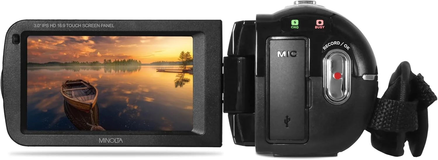 دوربین فیلمبرداری دید در شب مینولتا MN260NV با کیفیت 1080P FHD / 30 مگاپیکسل دوربین فیلمبرداری دید در شب مینولتا MN260NV با کیفیت 1080P FHD / 30 مگاپیکسل