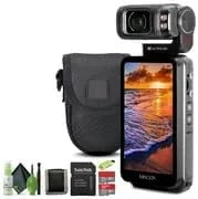 دوربین فیلمبرداری جیبی دستی Minolta MN5KGP1 5K Ultra HD / 20 MP با لنز متحرک موتوری و لوازم جانبی