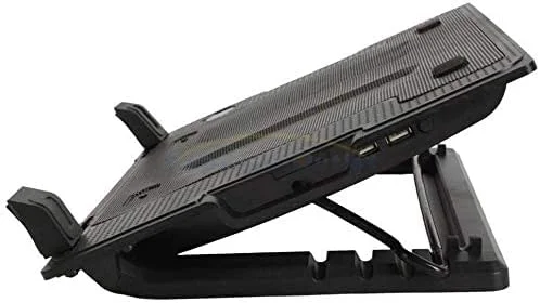 پایه خنک کننده لپ تاپ سایلنت 2 پورت USB - 9 اینچ، مشکی، مناسب برای لپ تاپ، کامپیوتر، کنسول بازی پایه خنک کننده لپ تاپ سایلنت 2 پورت USB - 9 اینچ، مشکی، مناسب برای لپ تاپ، کامپیوتر، کنسول بازی