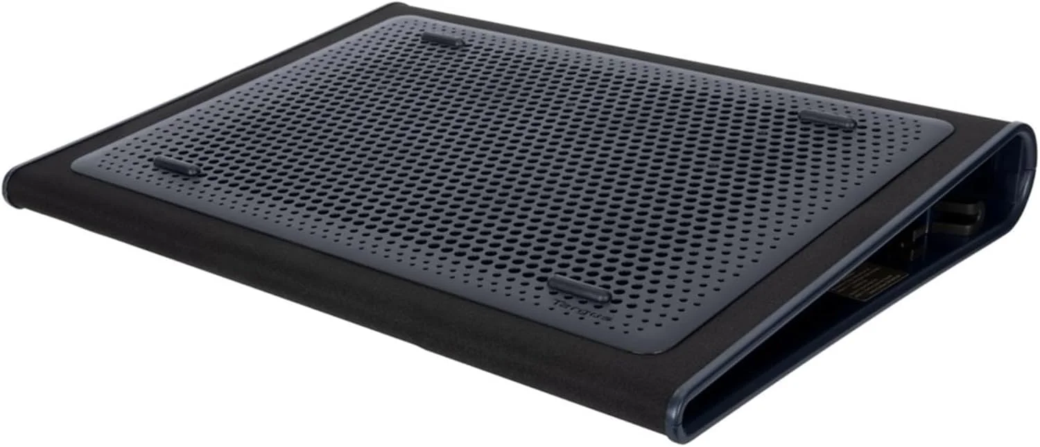 پایه خنک کننده لپ تاپ قابل حمل و سبک تارگوس با دو فن، جلوگیری از گرم شدن بیش از حد، پورت USB LED، پد خنک کننده برای لپ تاپ، مشکی/خاکستری (Awe55Us) مشکی با خاکستری پایه خنک کننده لپ تاپ قابل حمل و سبک تارگوس با دو فن، جلوگیری از گرم شدن بیش از حد، پورت USB LED، پد خنک کننده برای لپ تاپ، مشکی/خاکستری (Awe55Us) مشکی با خاکستری