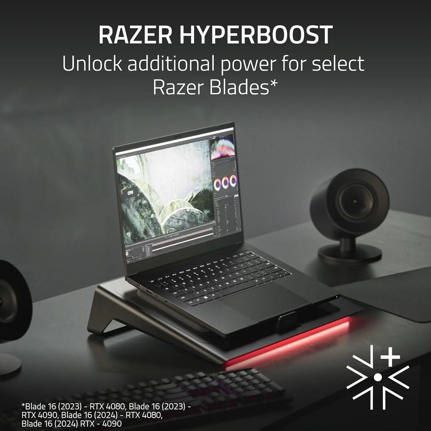 پد خنک کننده لپ تاپ Razer: هوشمند تطبیقی - کنترل هوشمند فن - محفظه فشار هوا - مناسب برای اکثر لپ تاپ ها و مک بوک های 14 تا 18 اینچ - منحنی های فن از پیش تعیین شده و سفارشی - 3 پورت USB Type A - Chroma RGB پد خنک کننده لپ تاپ Razer: هوشمند تطبیقی - کنترل هوشمند فن - محفظه فشار هوا - مناسب برای اکثر لپ تاپ ها و مک بوک های 14 تا 18 اینچ - منحنی های فن از پیش تعیین شده و سفارشی - 3 پورت USB Type A - Chroma RGB