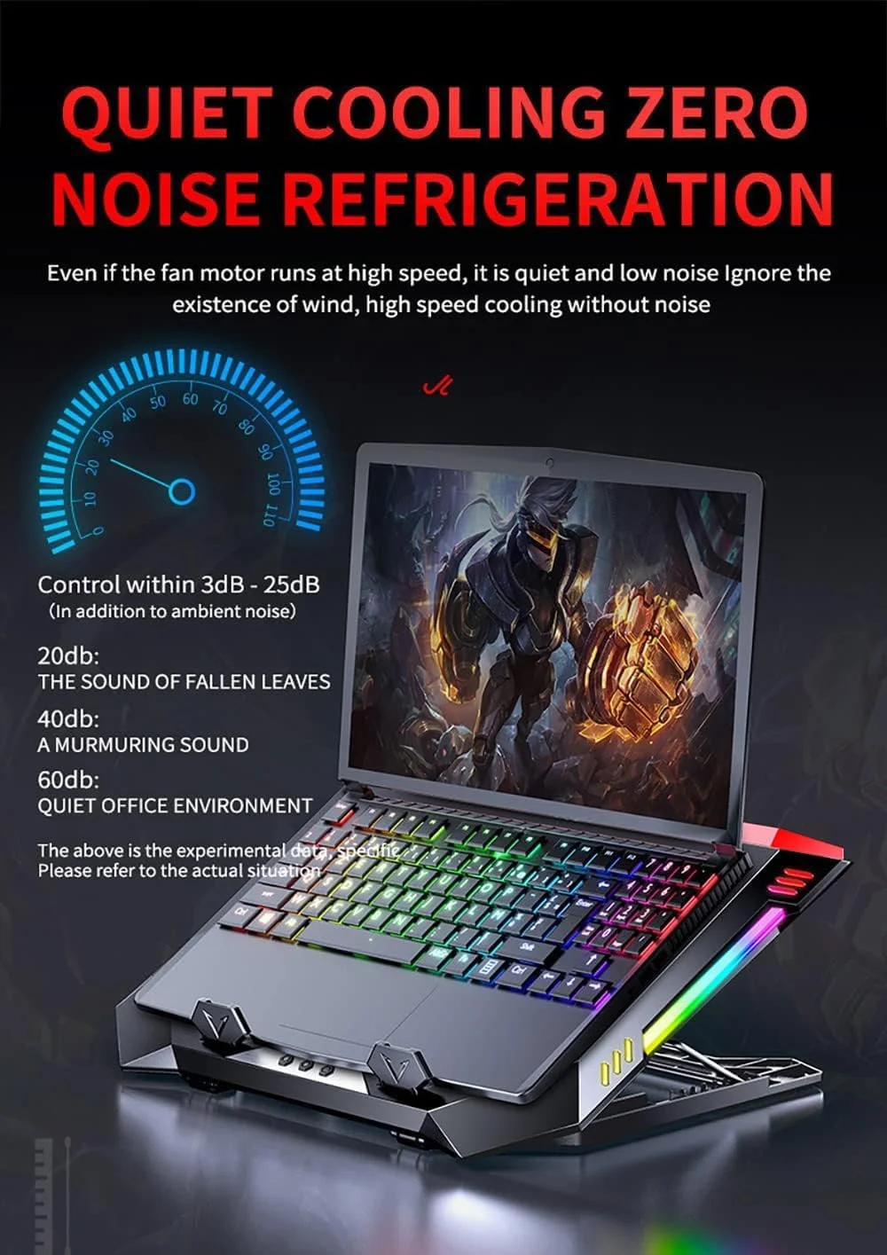 پد خنک کننده لپ تاپ Fitmos Double Blower برای لپ تاپ های گیمینگ 14-17 اینچی، پد خنک کننده با فیلتر گرد و غبار، حلقه لاستیکی انعطاف پذیر، چراغ های رنگارنگ، پایه قابل تنظیم با چراغ های RGB، سرعت دنده سوم پد خنک کننده لپ تاپ Fitmos Double Blower برای لپ تاپ های گیمینگ 14-17 اینچی، پد خنک کننده با فیلتر گرد و غبار، حلقه لاستیکی انعطاف پذیر، چراغ های رنگارنگ، پایه قابل تنظیم با چراغ های RGB، سرعت دنده سوم