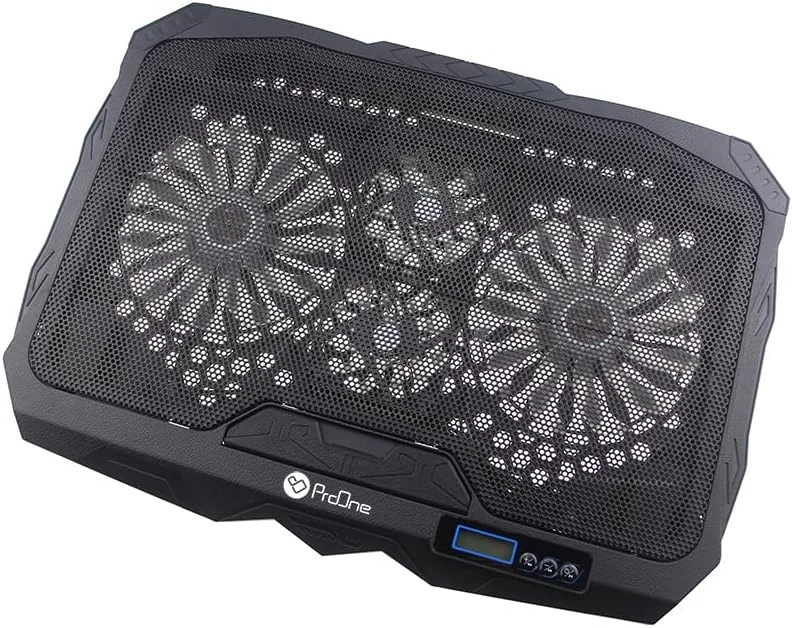 پایه خنک کننده لپ تاپ ProOne PCP52 با 4 فن – استند USB قابل تنظیم با دو پورت USB و نور LED، خنک کننده ارگونومیک و بی صدا برای لپ تاپ های 10 تا 17 اینچی (گیمینگ، کار و خانه) پایه خنک کننده لپ تاپ ProOne PCP52 با 4 فن – استند USB قابل تنظیم با دو پورت USB و نور LED، خنک کننده ارگونومیک و بی صدا برای لپ تاپ های 10 تا 17 اینچی (گیمینگ، کار و خانه)