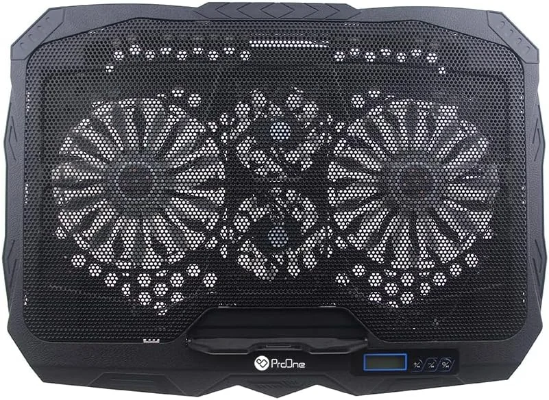 پایه خنک کننده لپ تاپ ProOne PCP52 با 4 فن – استند USB قابل تنظیم با دو پورت USB و نور LED، خنک کننده ارگونومیک و بی صدا برای لپ تاپ های 10 تا 17 اینچی (گیمینگ، کار و خانه) پایه خنک کننده لپ تاپ ProOne PCP52 با 4 فن – استند USB قابل تنظیم با دو پورت USB و نور LED، خنک کننده ارگونومیک و بی صدا برای لپ تاپ های 10 تا 17 اینچی (گیمینگ، کار و خانه)