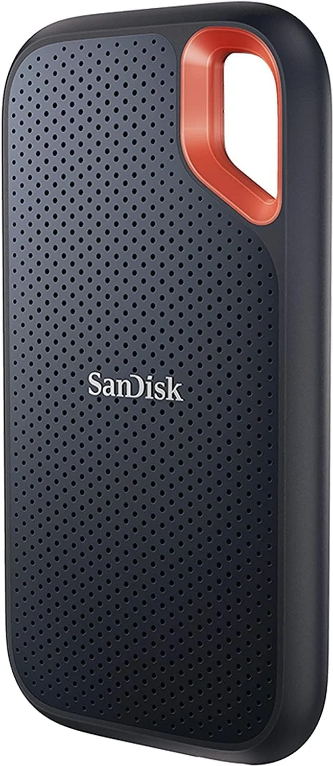 اس اس دی اکسترنال قابل حمل SanDisk Extreme با ظرفیت 2 ترابایت - سرعت تا 1050 مگابایت بر ثانیه - USB-C، USB 3.2 Gen 2 - مدل SDSSDE61-2T00-G25