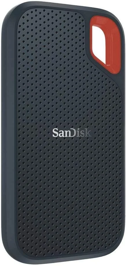 حافظه اس اس دی اکسترنال قابل حمل SANDISK Extreme با ظرفیت 2 ترابایت (2000 گیگابایت)، مشکی