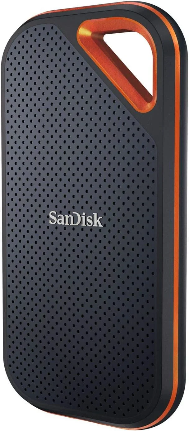 اس اس دی اکسترنال قابل حمل SanDisk Extreme PRO با ظرفیت 2 ترابایت - سرعت تا 1050 مگابایت بر ثانیه - USB-C, USB 3.1 - SDSSDE80-2T00-G25