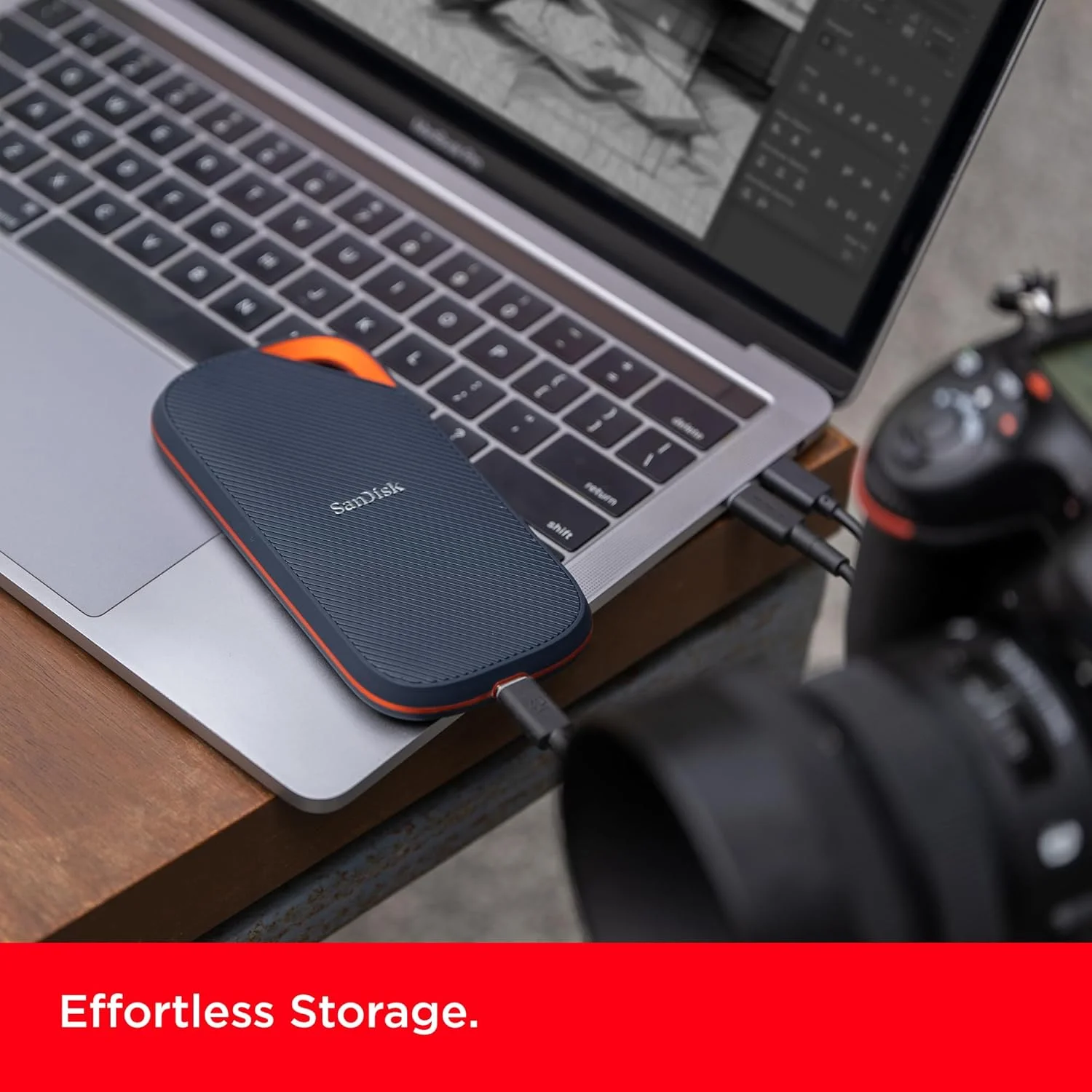 حافظه اس اس دی اکسترنال قابل حمل SanDisk Extreme PRO با USB4 ظرفیت 4 ترابایت، سرعت خواندن تا 3800 مگابایت بر ثانیه و سرعت نوشتن تا 3700 مگابایت بر ثانیه