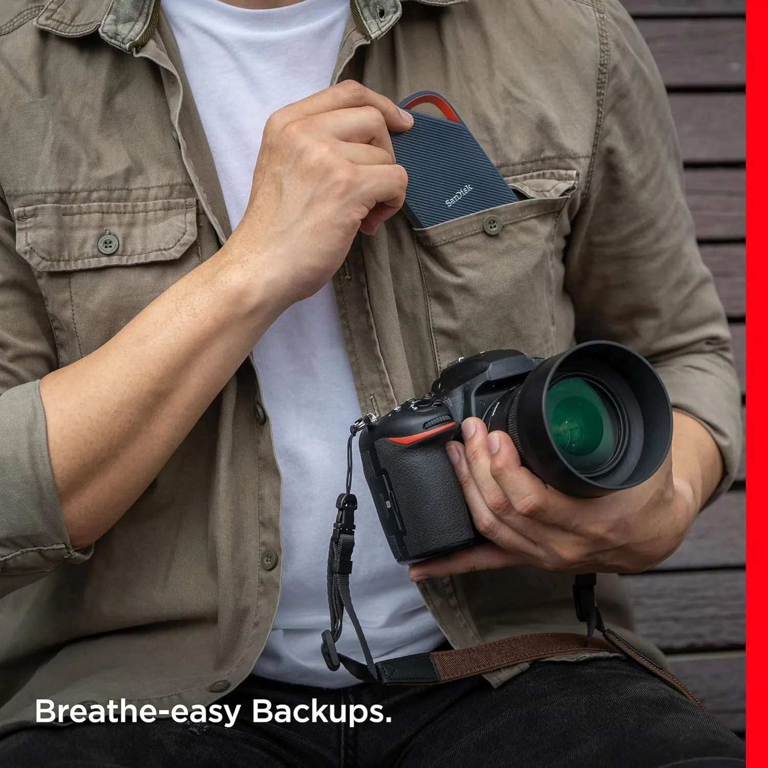 حافظه اس اس دی اکسترنال قابل حمل SanDisk Extreme PRO با USB4 ظرفیت 4 ترابایت، سرعت خواندن تا 3800 مگابایت بر ثانیه و سرعت نوشتن تا 3700 مگابایت بر ثانیه