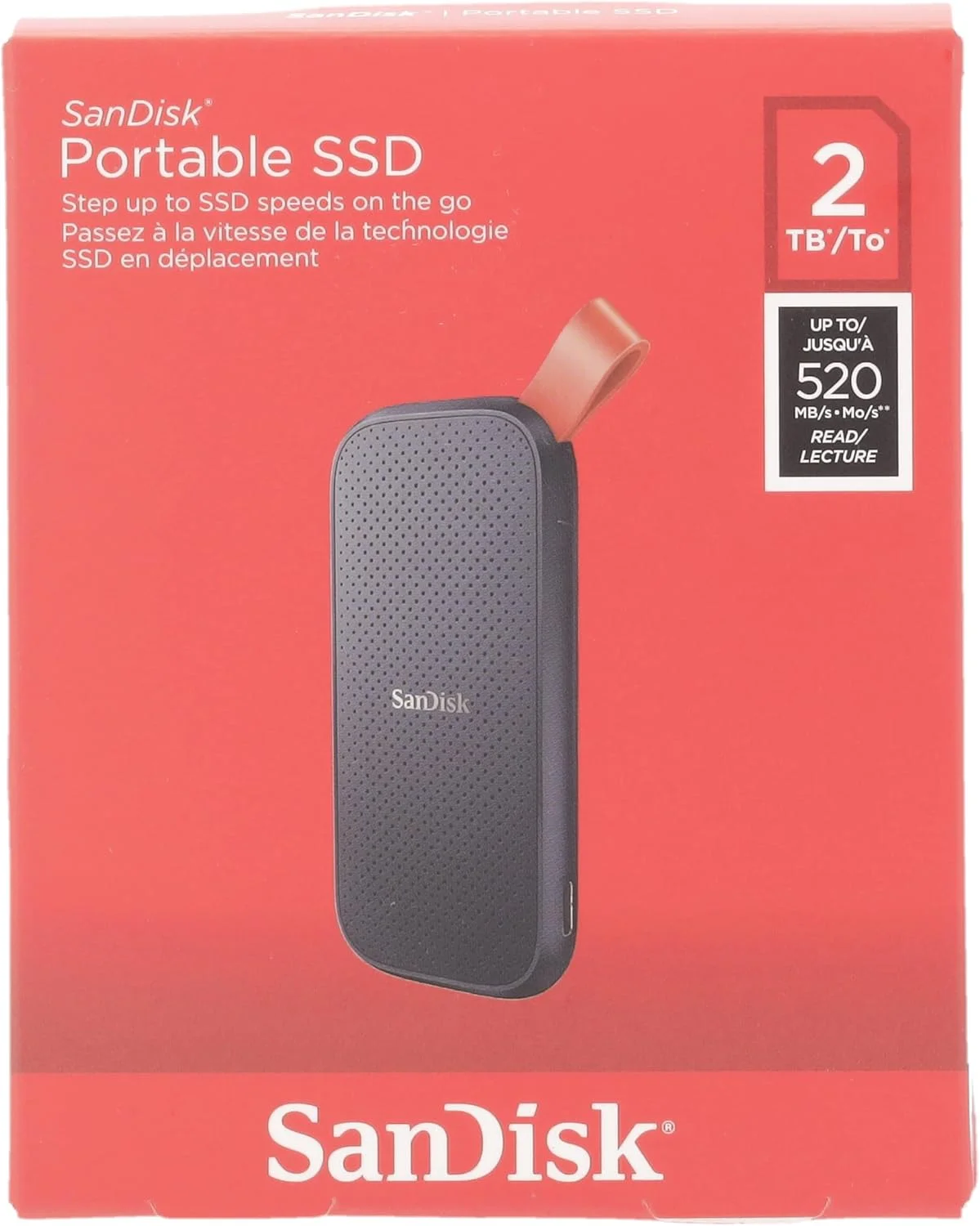 اس اس دی اکسترنال قابل حمل 2 ترابایتی سندیسک USB 3.2 Gen 2 Type-C مدل SDSSDE30 2T00، آبی، G25