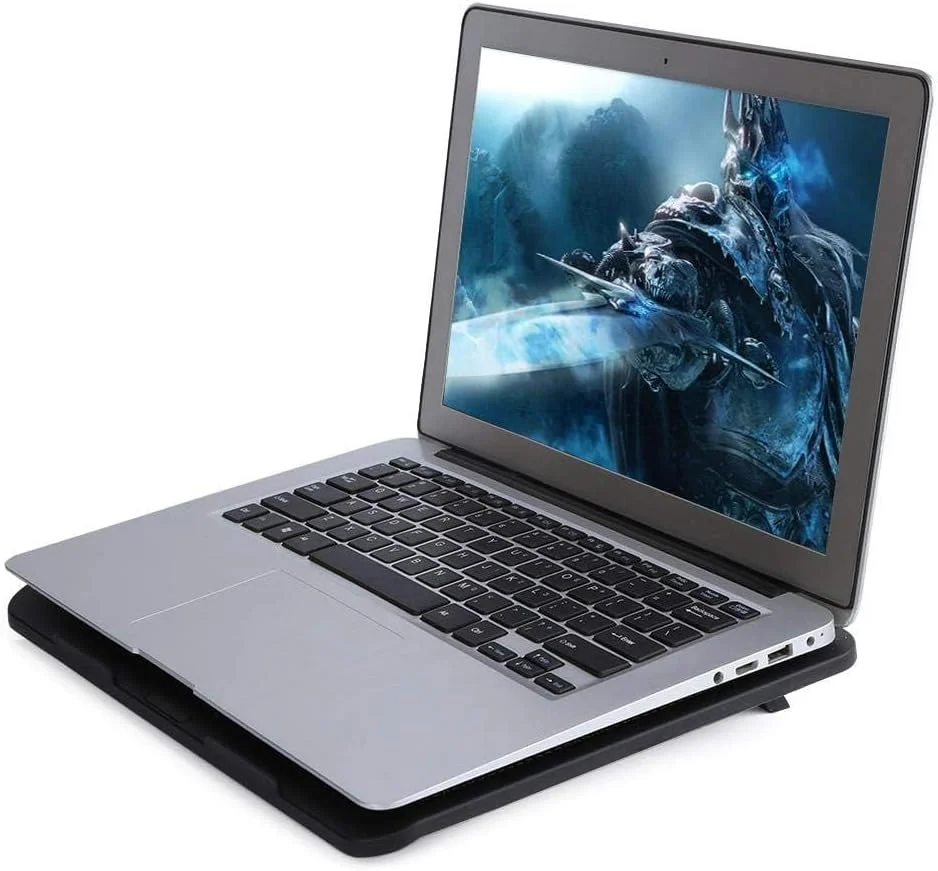 کول پد لپ تاپ GOTOTOP Cusco، پایه خنک کننده لپ تاپ فن بزرگ USB برای نوت بوک 14 اینچ یا کوچکتر (مشکی) کول پد لپ تاپ GOTOTOP Cusco، پایه خنک کننده لپ تاپ فن بزرگ USB برای نوت بوک 14 اینچ یا کوچکتر (مشکی)