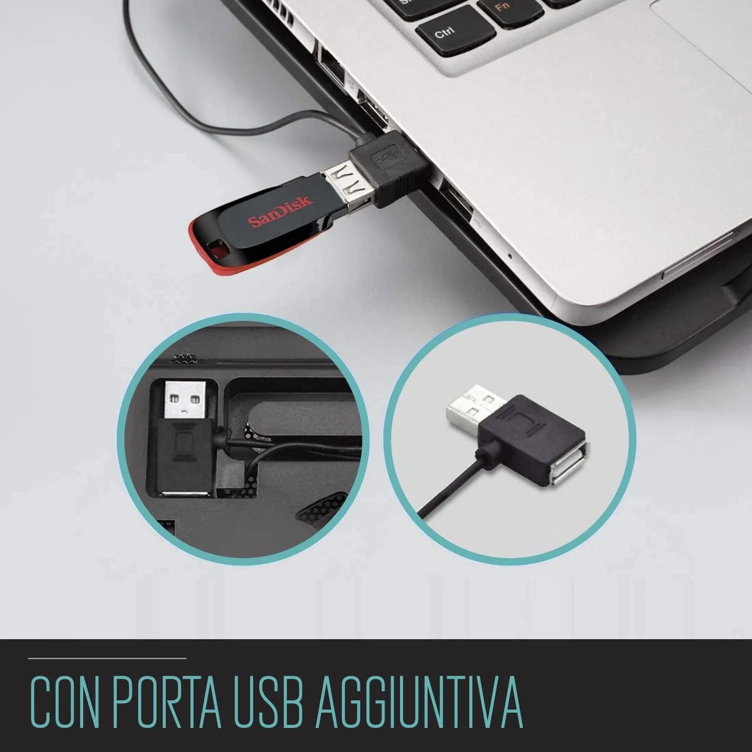 فن خنک کننده لپ تاپ و نوت بوک ایونت تا 16 اینچ - با فن های خنک کننده بی صدا، ورودی USB اضافی برای حفظ عمر رایانه شخصی