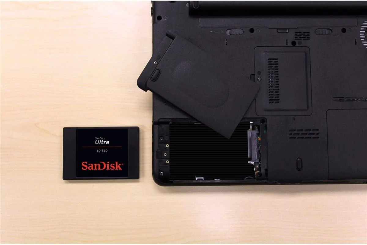 حافظه اس اس دی داخلی SanDisk Ultra 3D NAND با ظرفیت 1 ترابایت مدل SDSSDH3 1T00 G25، مشکی حافظه اس اس دی داخلی SanDisk Ultra 3D NAND با ظرفیت 1 ترابایت مدل SDSSDH3 1T00 G25، مشکی