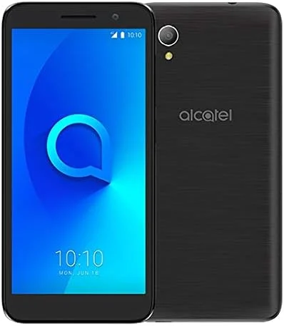 گوشی آنلاک شده آلکاتل 1، 4G LTE، صفحه نمایش 5 اینچی، 16 گیگابایت، دوربین دوگانه، سازگار با ATT، Tmobile، Metro، Straight Talk - مشکی