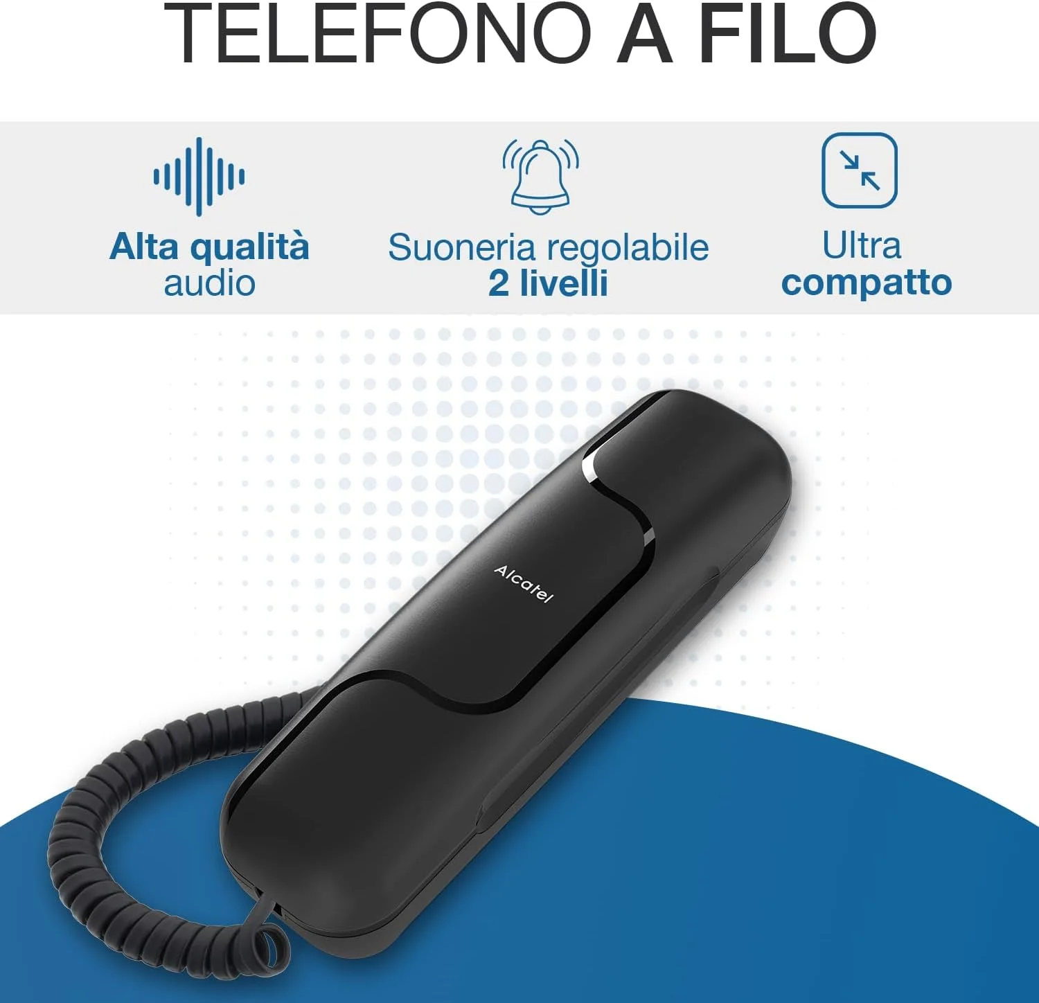 تلفن ثابت آلکاتل T06 مشکی