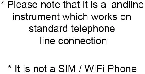 تلفن رومیزی سیم دار آلکاتل T22 مشکی با نشانگر نوری چشمک زن