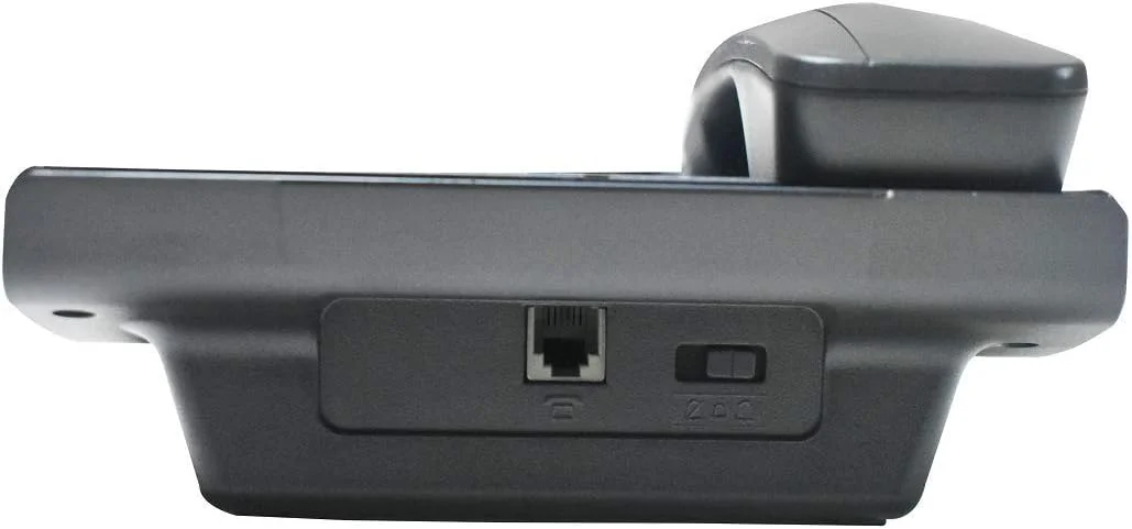 تلفن ثابت آلکاتل T-58، تلفن ثابت با شناسه تماس گیرنده و بلندگو، طراحی جذاب (مشکی)