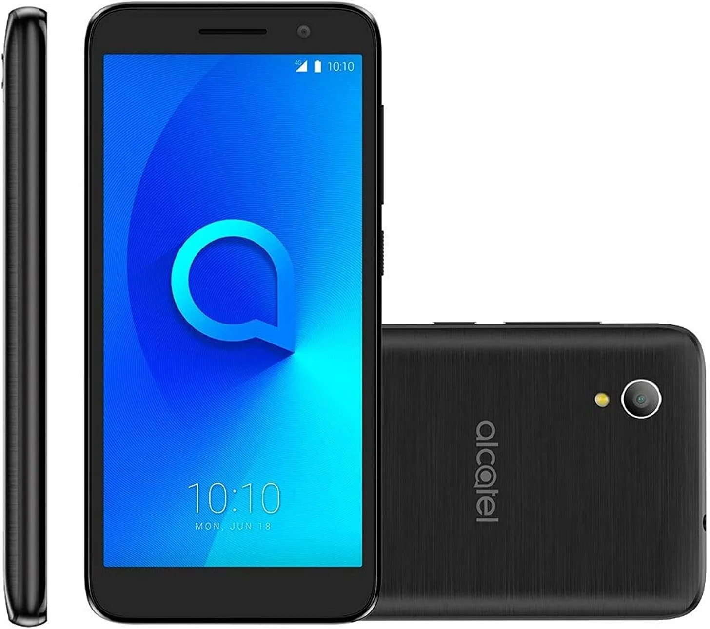 گوشی موبایل آلکاتل 1 تک سیم کارت 8 گیگابایت رام + 1 گیگابایت رم (فقط GSM | بدون CDMA) نسخه بین المللی آنلاک کارخانه ای 4G/LTE (مشکی)
