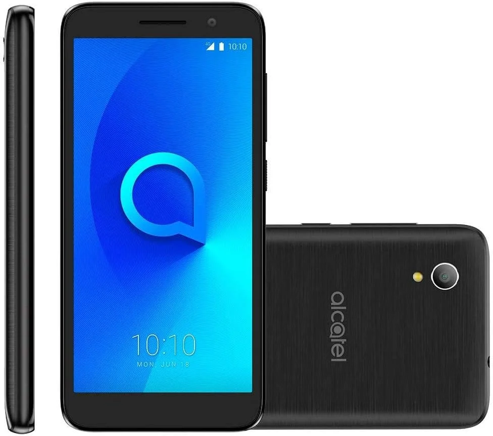گوشی موبایل آلکاتل 1 تک سیم کارت 8 گیگابایت رام + 1 گیگابایت رم (فقط GSM | بدون CDMA) نسخه بین المللی آنلاک کارخانه ای 4G/LTE (مشکی)