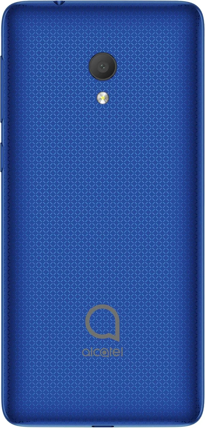 گوشی موبایل آنلاک و بدون سیم کارت آلکاتل 3L 2019 نسخه انگلستان، صفحه نمایش 5.9 اینچی، 16 گیگابایت حافظه داخلی، دو سیم کارت - آبی