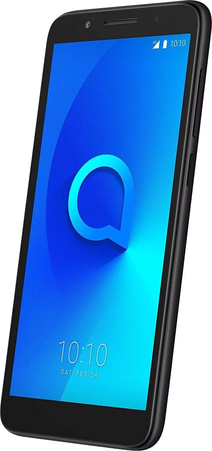 گوشی هوشمند آلکاتل 1 تک سیم کارت 16 گیگابایت رام 1 گیگابایت فقط GSM بدون CDMA آنلاک کارخانه 4G/LTE (مشکی) - نسخه بین المللی