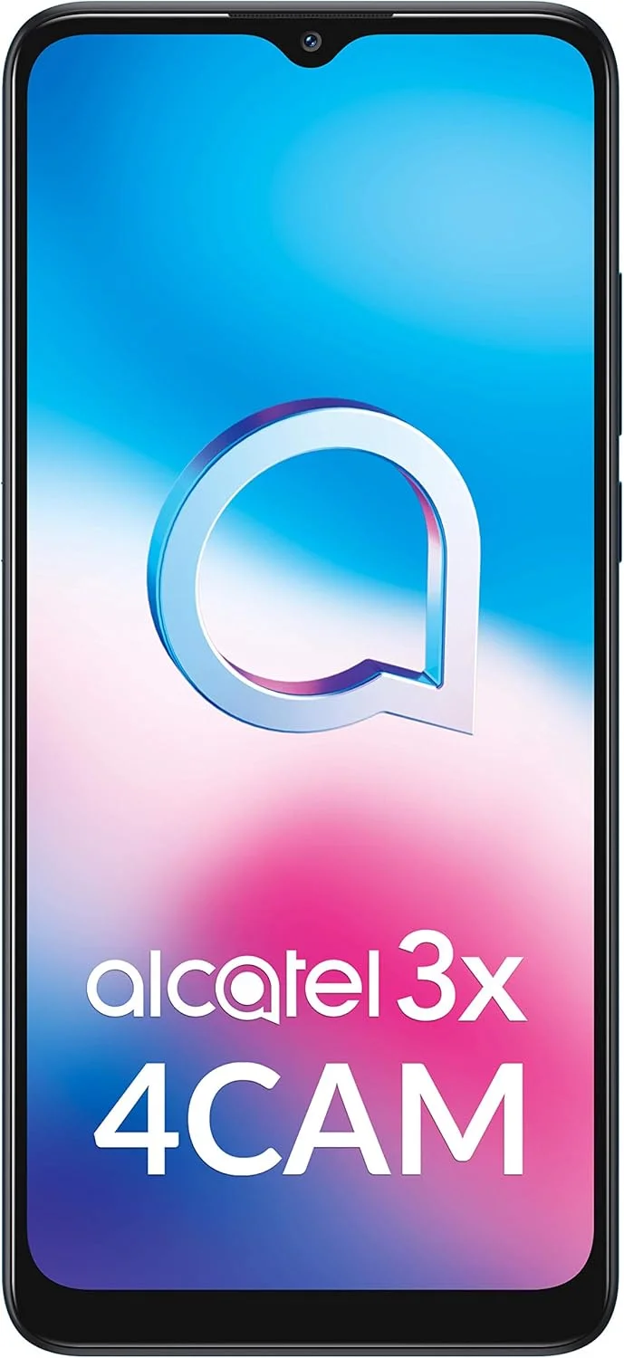 گوشی موبایل آلکاتل 3X (2020) دو سیم کارت 64 گیگابایت حافظه داخلی + 4 گیگابایت رم (فقط GSM | بدون CDMA) نسخه بین المللی آنلاک شده کارخانه 4G/LTE (آبی)