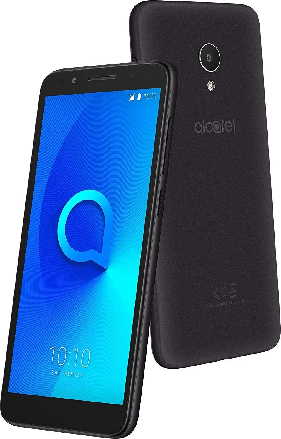 گوشی هوشمند آلکاتل 1 تک سیم کارت 16 گیگابایت رام 1 گیگابایت فقط GSM بدون CDMA آنلاک کارخانه 4G/LTE (مشکی) - نسخه بین المللی