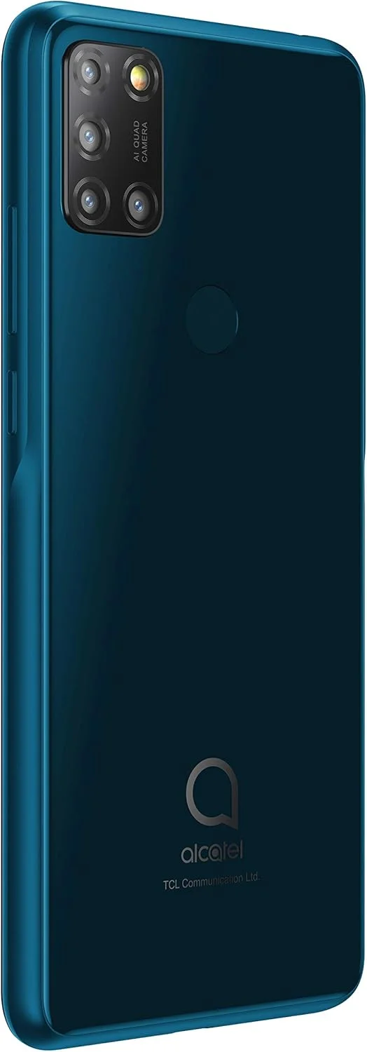 گوشی موبایل آلکاتل 3X (2020) دو سیم کارت 64 گیگابایت حافظه داخلی + 4 گیگابایت رم (فقط GSM | بدون CDMA) نسخه بین المللی آنلاک شده کارخانه 4G/LTE (آبی)