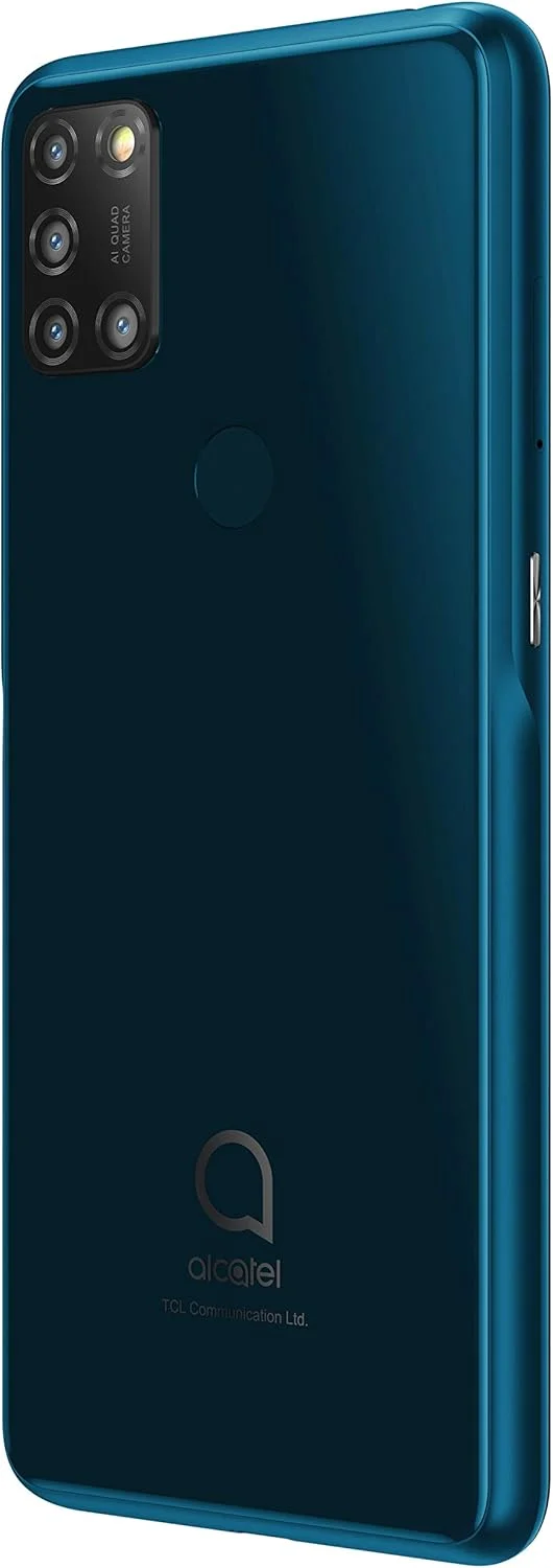 گوشی موبایل آلکاتل 3X (2020) دو سیم کارت 64 گیگابایت حافظه داخلی + 4 گیگابایت رم (فقط GSM | بدون CDMA) نسخه بین المللی آنلاک شده کارخانه 4G/LTE (آبی)