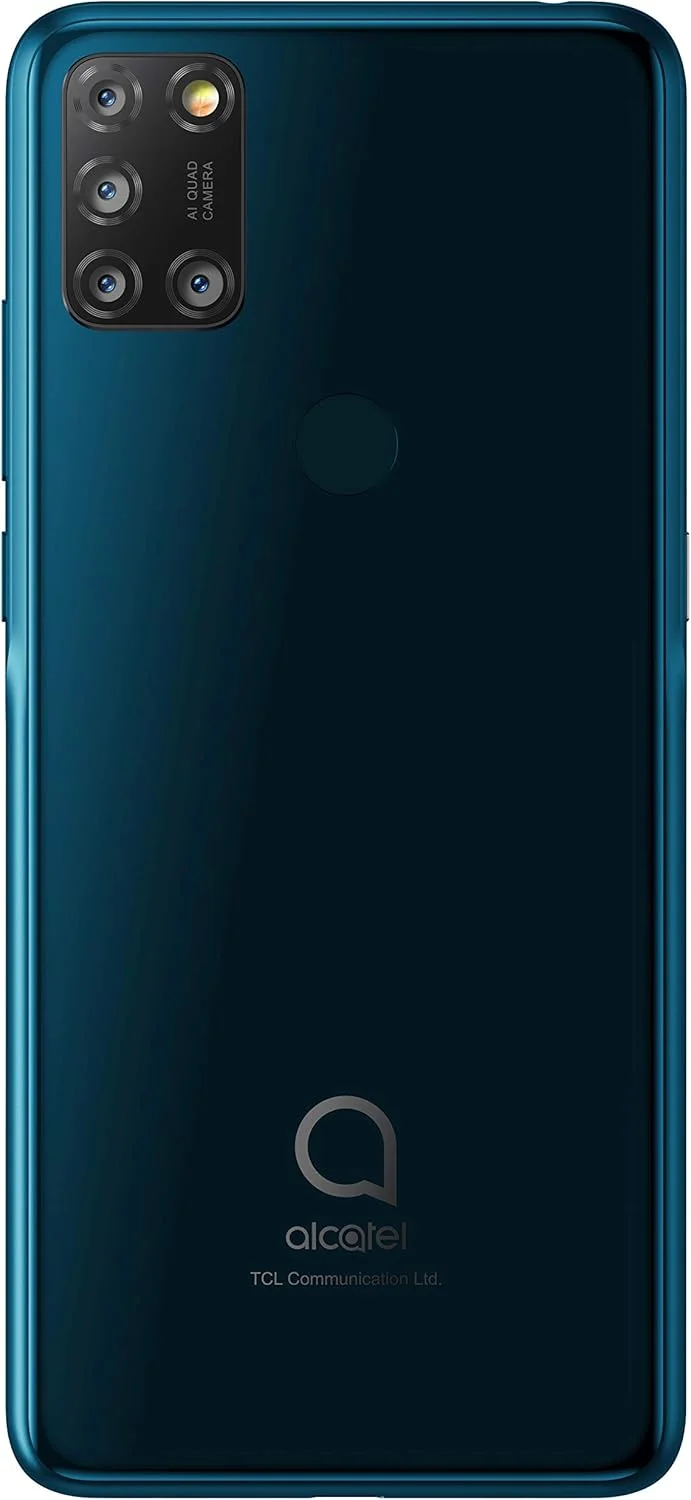 گوشی موبایل آلکاتل 3X (2020) دو سیم کارت 64 گیگابایت حافظه داخلی + 4 گیگابایت رم (فقط GSM | بدون CDMA) نسخه بین المللی آنلاک شده کارخانه 4G/LTE (آبی)