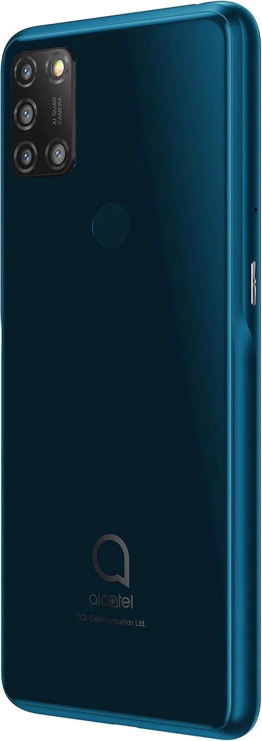 گوشی موبایل آلکاتل 3X (2020) دو سیم کارت 128 گیگابایت حافظه داخلی + 6 گیگابایت رم (فقط GSM | بدون CDMA) نسخه بین المللی، آنلاک شده کارخانه 4G/LTE (آبی)