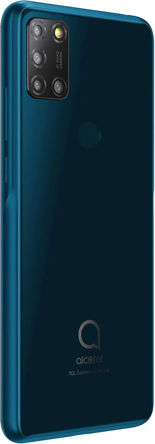 گوشی موبایل آلکاتل 3X (2020) دو سیم کارت 128 گیگابایت حافظه داخلی + 6 گیگابایت رم (فقط GSM | بدون CDMA) نسخه بین المللی، آنلاک شده کارخانه 4G/LTE (آبی)