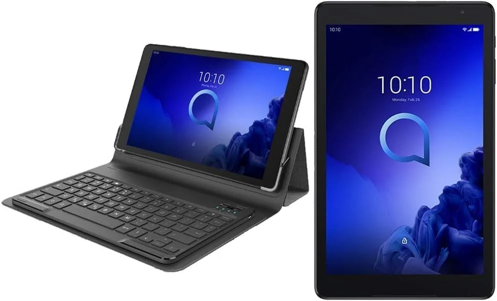 تبلت آلکاتل 3T10 مشکی HD 16GB رم 2GB 4G دوربین 5MP+5MP قابلیت تماس صوتی به همراه کیبورد تبلت آلکاتل 3T10 مشکی HD 16GB رم 2GB 4G دوربین 5MP+5MP قابلیت تماس صوتی به همراه کیبورد