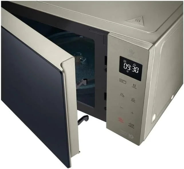 مایکروویو ال جی مدل MH6535NBS با گریل و فناوری اینورتر هوشمند، توان 1000 وات، ظرفیت 25 لیتر، 32 برنامه اتوماتیک و نمایشگر دیجیتال مایکروویو ال جی مدل MH6535NBS با گریل و فناوری اینورتر هوشمند، توان 1000 وات، ظرفیت 25 لیتر، 32 برنامه اتوماتیک و نمایشگر دیجیتال