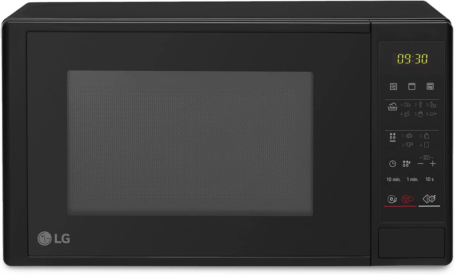 مایکروویو گریل ال جی مدل MH6042D با ظرفیت 20 لیتر، توان 700 وات، 5 سطح قدرت، تمیزکاری آسان، مشکی مایکروویو گریل ال جی مدل MH6042D با ظرفیت 20 لیتر، توان 700 وات، 5 سطح قدرت، تمیزکاری آسان، مشکی