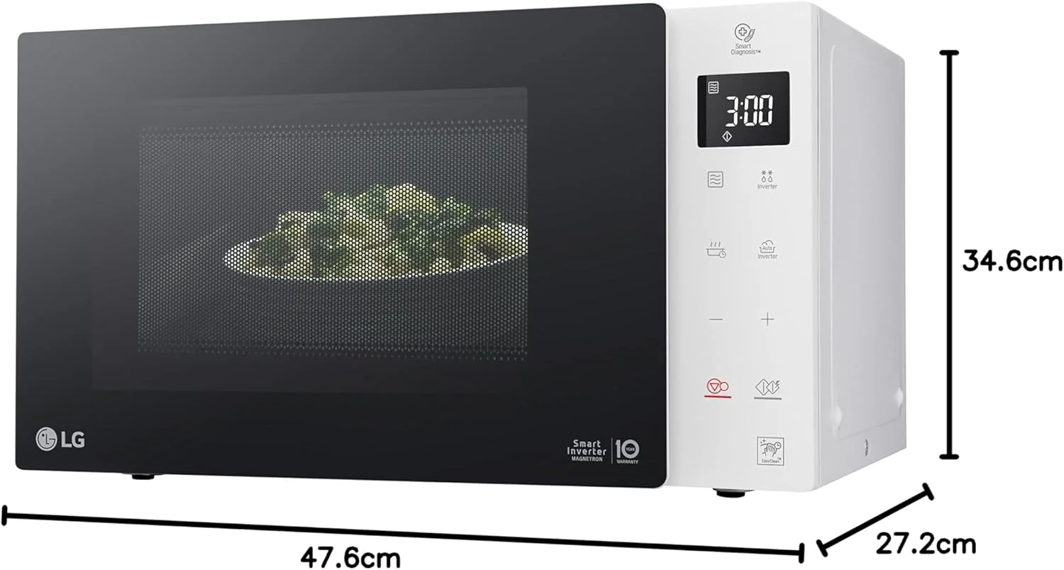 مایکروویو ال جی الکترونیکس LG MS 23 Necbw / 1000 وات، سفید مایکروویو ال جی الکترونیکس LG MS 23 Necbw / 1000 وات، سفید