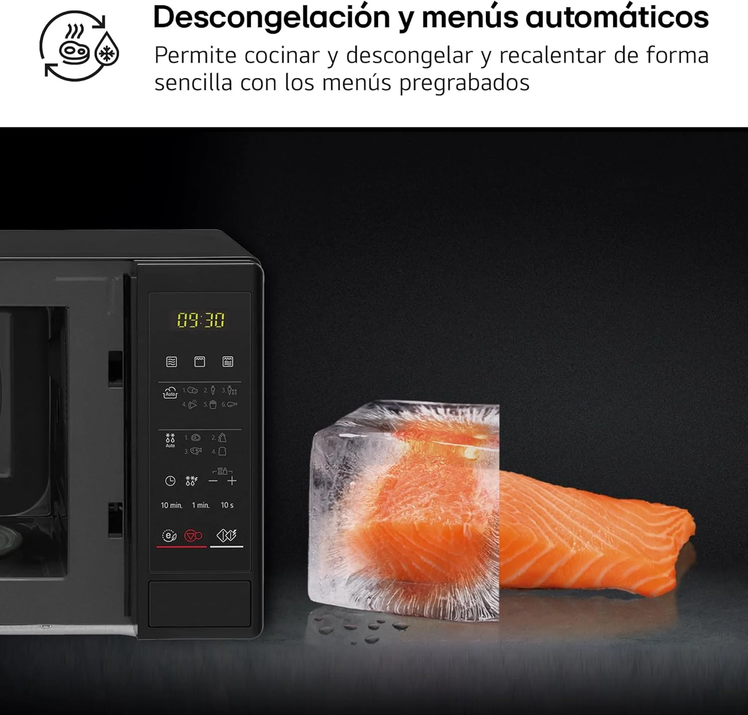 مایکروویو گریل ال جی مدل MH6042D با ظرفیت 20 لیتر، توان 700 وات، 5 سطح قدرت، تمیزکاری آسان، مشکی مایکروویو گریل ال جی مدل MH6042D با ظرفیت 20 لیتر، توان 700 وات، 5 سطح قدرت، تمیزکاری آسان، مشکی