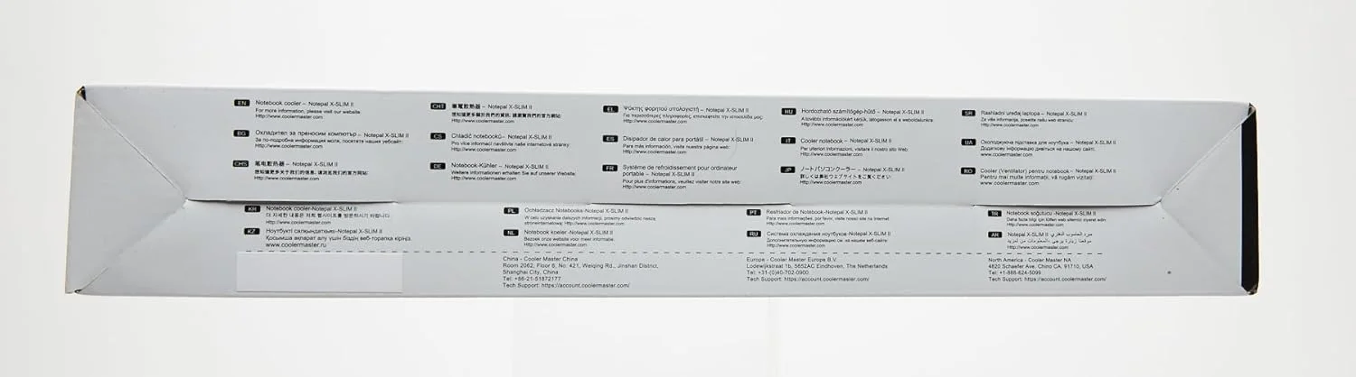 پایه خنک کننده لپ تاپ کولر مستر NotePal X-SLIM II 'فن 200 میلی متری بی صدا، طراحی ارگونومیک، پشتیبانی از لپ تاپ های تا 15.6 اینچ' R9-NBC-XS2K-GP پایه خنک کننده لپ تاپ کولر مستر NotePal X-SLIM II 'فن 200 میلی متری بی صدا، طراحی ارگونومیک، پشتیبانی از لپ تاپ های تا 15.6 اینچ' R9-NBC-XS2K-GP