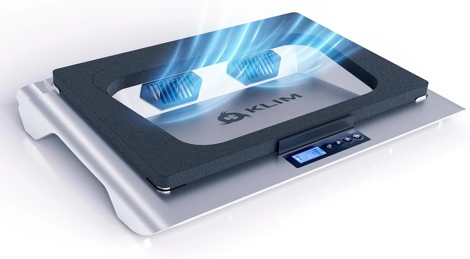 پد خنک کننده لپ تاپ KLIM Everest | فن های توربو قدرتمند 4300 دور در دقیقه | فوم مهر و موم شده برای حداکثر خنک سازی | از گرم شدن بیش از حد لپ تاپ گیمینگ خود محافظت کنید | مناسب برای لپ تاپ های 14 تا 17.3 اینچی | چراغ های RGB پد خنک کننده لپ تاپ KLIM Everest | فن های توربو قدرتمند 4300 دور در دقیقه | فوم مهر و موم شده برای حداکثر خنک سازی | از گرم شدن بیش از حد لپ تاپ گیمینگ خود محافظت کنید | مناسب برای لپ تاپ های 14 تا 17.3 اینچی | چراغ های RGB