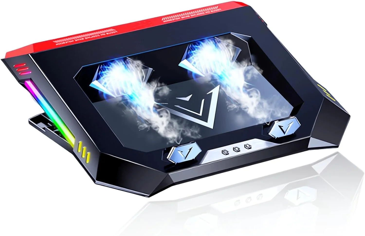 پد خنک کننده لپ تاپ SPNOR | لوازم جانبی لپ تاپ | خنک کننده قدرتمند توربو فن 4500 دور در دقیقه | پد خنک کننده ارگونومیک گیمینگ | پایه خنک کننده لپ تاپ با قابلیت تنظیم ارتفاع | برای پایه خنک کننده لپ تاپ 14-18 اینچی پد خنک کننده لپ تاپ SPNOR | لوازم جانبی لپ تاپ | خنک کننده قدرتمند توربو فن 4500 دور در دقیقه | پد خنک کننده ارگونومیک گیمینگ | پایه خنک کننده لپ تاپ با قابلیت تنظیم ارتفاع | برای پایه خنک کننده لپ تاپ 14-18 اینچی