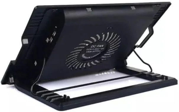 پد خنک کننده لپ تاپ کولر مستر با فن سایلنت، نوار LED و USB اضافی