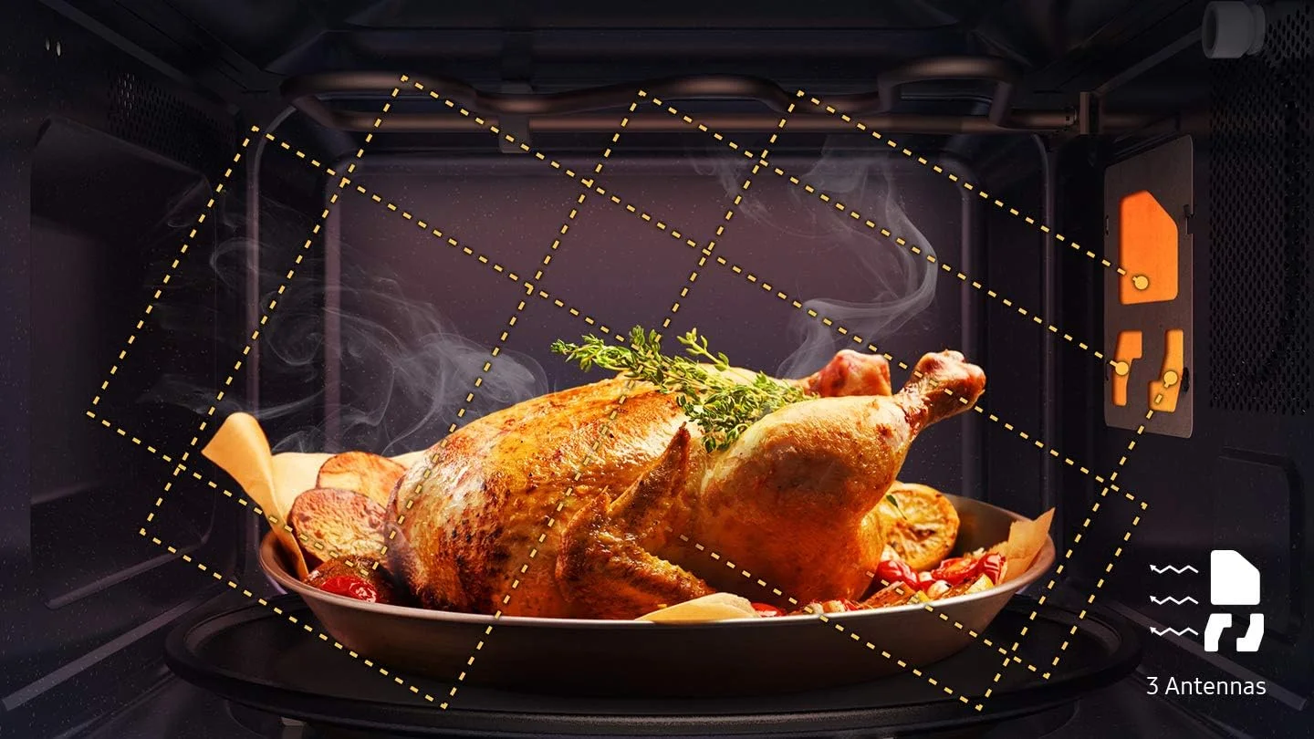 مایکروویو سامسونگ مدل MG23T5018CW با گریل 23 لیتری 800 وات پوشش سرامیکی گریل فرای و حالت آماده به کار اکو سفید مایکروویو سامسونگ مدل MG23T5018CW با گریل 23 لیتری 800 وات پوشش سرامیکی گریل فرای و حالت آماده به کار اکو سفید