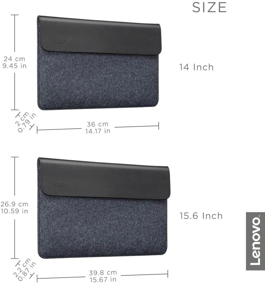 کیف لپ تاپ لنوو یوگا مناسب برای نوت بوک های 14 اینچی و لپ تاپ های جداشدنی