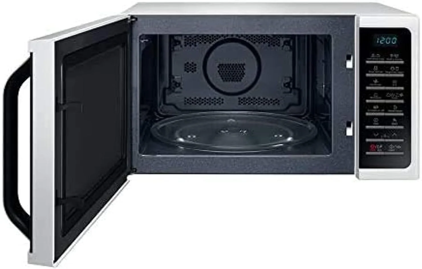 یخچال فریزر 650 لیتری سامسونگ، درب فرانسوی T شکل با Beverage Center™ + مایکروویو گریل و کانوکشن 28 لیتری سامسونگ با پخت و پز سالم [باندل]