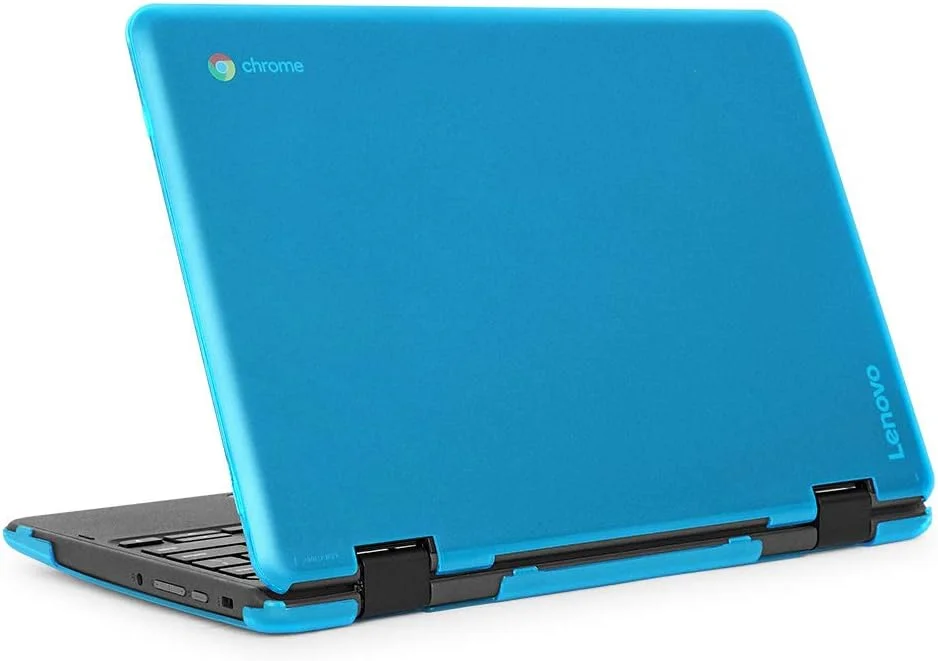 کاور محافظ mCover سازگار با لپ‌تاپ‌های 11.6 اینچی Lenovo 300E نسل دوم Chromebook و Windows 2 در 1 مدل‌های 2019-2021 (فقط سازگار با این مدل‌ها، نه مدل‌های دیگر لنوو) - آبی